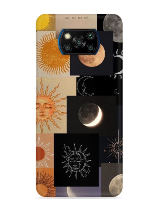 Celestial Collage Snap Case for Poco X3 Pro