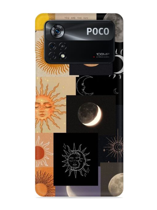 Celestial Collage Snap Case for Poco X4 Pro (5G) Zapvi