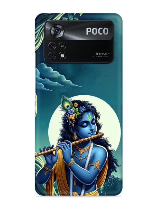 Krishna's Divine Flute Snap Case for Poco X4 Pro (5G) Zapvi