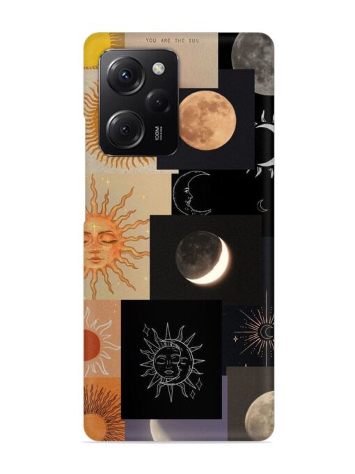 Celestial Collage Snap Case for Poco X5 Pro (5G) Zapvi