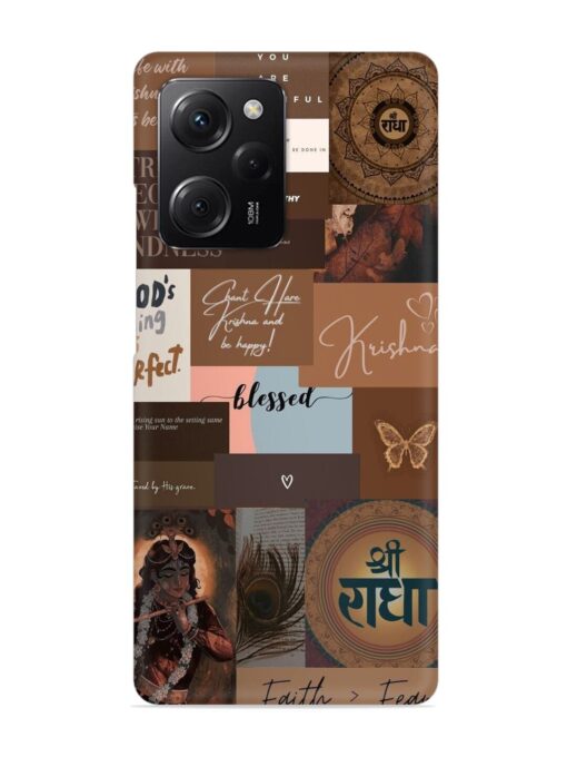 Krishna-Inspired Aesthetic Snap Case for Poco X5 Pro (5G) Zapvi