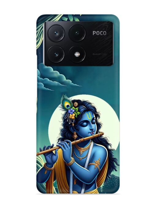 Krishna's Divine Flute Snap Case for Poco X6 Pro (5G) Zapvi