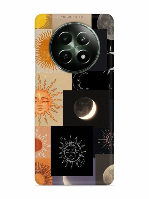 Celestial Collage Snap Case for Realme 12X (5G) Zapvi