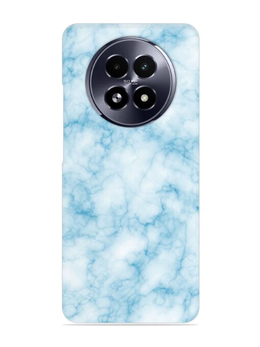 Blue White Natural Marble Snap Case for Realme 13 (5G)