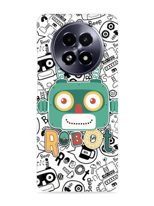 Robot Modern Seamless Pattern Snap Case for Realme 13 (5G)