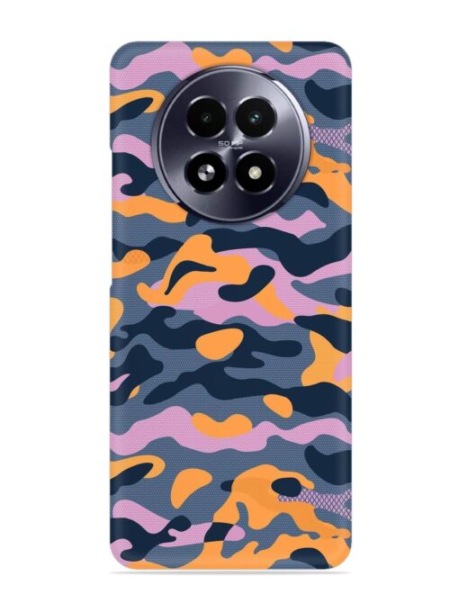 Camouflage Army Military English Orange Art Snap Case for Realme 13 (5G)