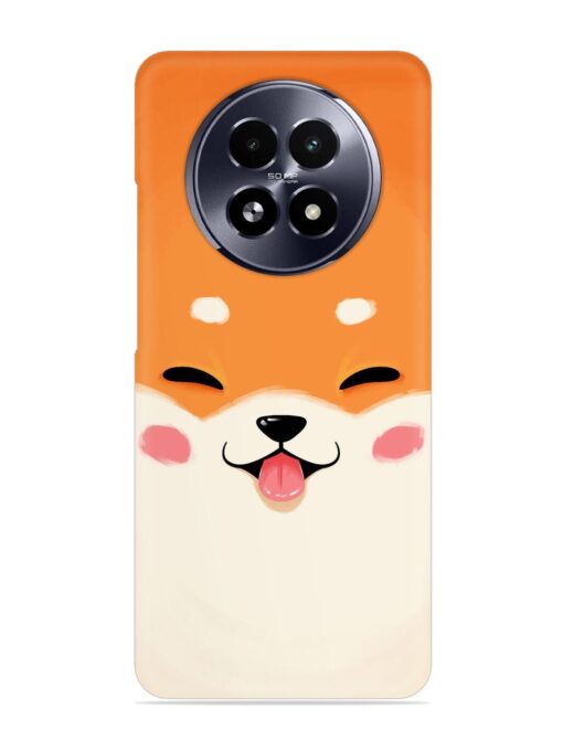 Cute Dog Face Vector Snap Case for Realme 13 (5G)