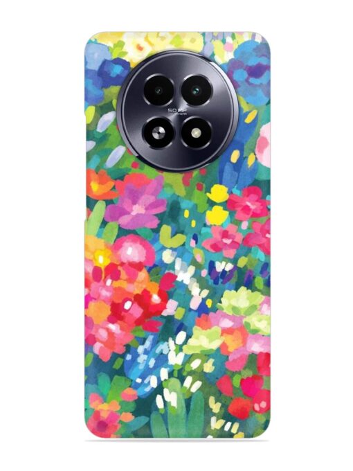 Watercolor Flower Art Snap Case for Realme 13 (5G)