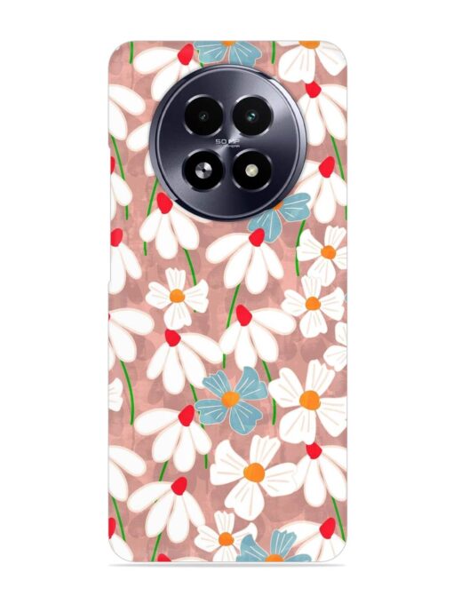 Abstract Petal Flowers Snap Case for Realme 13 (5G)