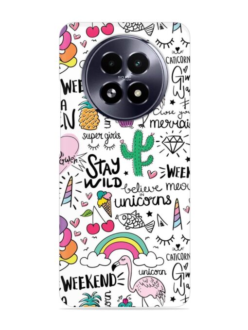 Unicorn Ice Cream Snap Case for Realme 13 (5G)