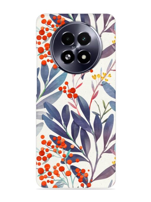 Seamless Floral Pattern Snap Case for Realme 13 (5G)