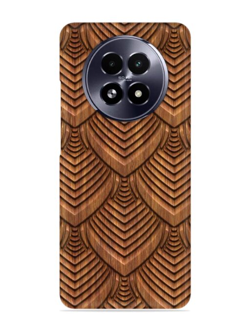 Carved Pattern On Snap Case for Realme 13 (5G)