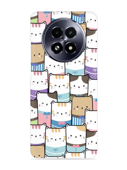 Cute Adorable Cat Snap Case for Realme 13 (5G)