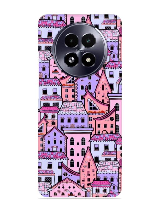 Seamless Pattern Houses Snap Case for Realme 13 (5G)