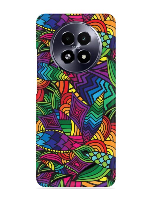 Abstract Multicolor Seamless Snap Case for Realme 13 (5G)