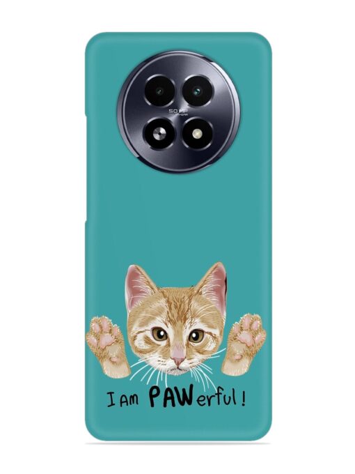 Typography Slogan Cat Snap Case for Realme 13 (5G)