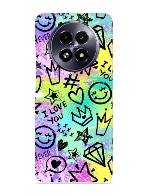 Bright Seamless Pattern Snap Case for Realme 13 (5G)