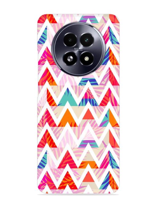 Abstract Triangle Background Snap Case for Realme 13 (5G)