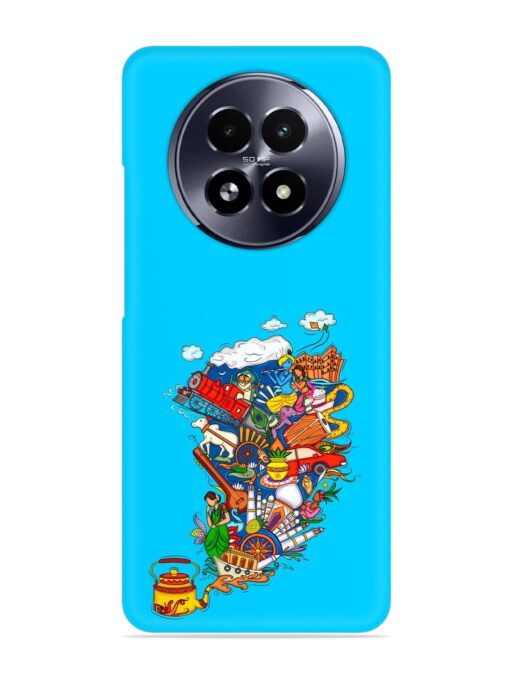 Vector Design Indian Snap Case for Realme 13 (5G)