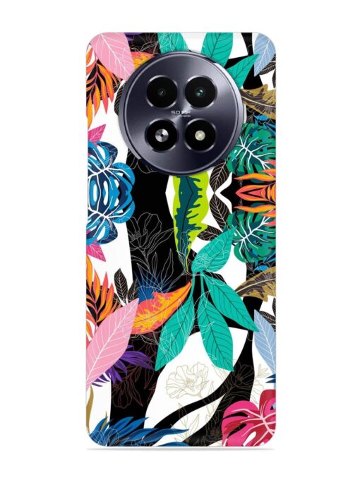 Floral Pattern Bright Snap Case for Realme 13 (5G)