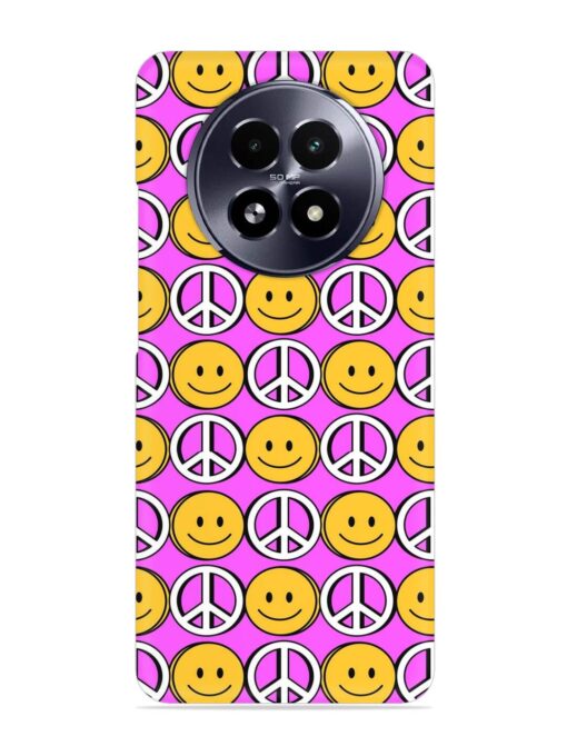 Smiley Face Peace Snap Case for Realme 13 (5G)