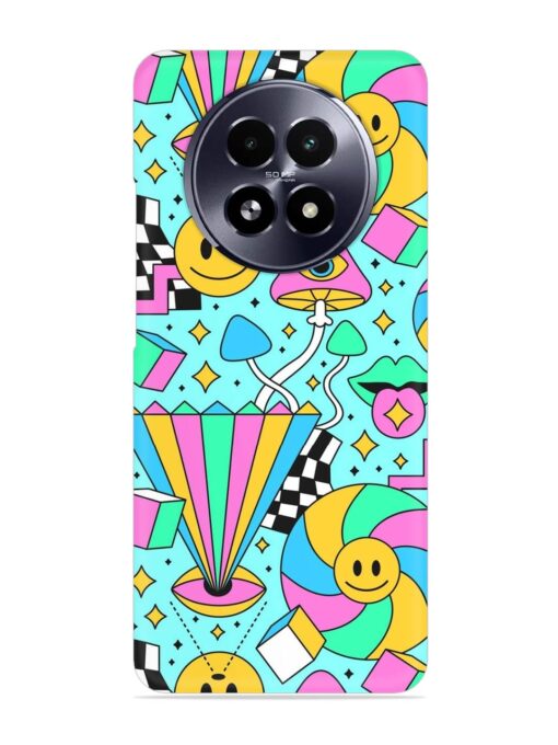 Trippy Rainbow 60S Snap Case for Realme 13 (5G) Zapvi