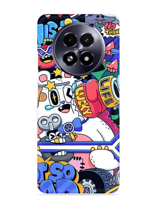 Universal Doodle Snap Case for Realme 13 (5G) Zapvi