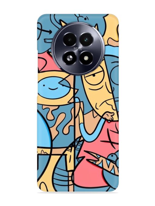 Silly Face Doodle Snap Case for Realme 13 (5G)