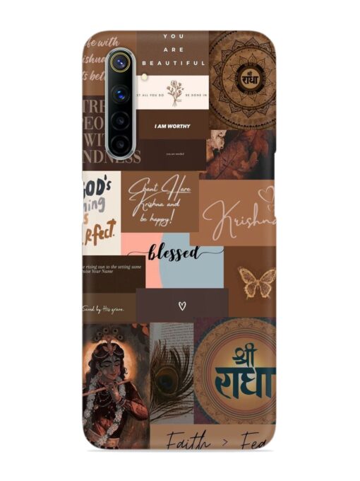 Krishna-Inspired Aesthetic Snap Case for Realme 6