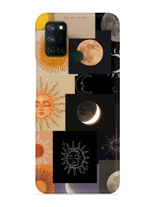 Celestial Collage Snap Case for Realme 7I Zapvi