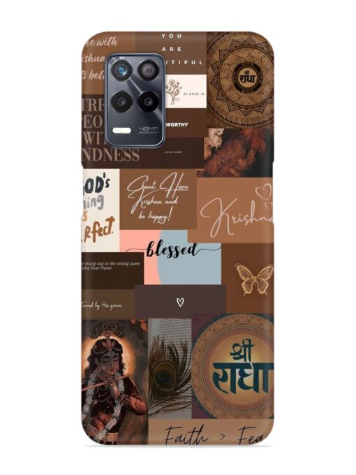 Krishna-Inspired Aesthetic Snap Case for Realme 8 (5G) Zapvi