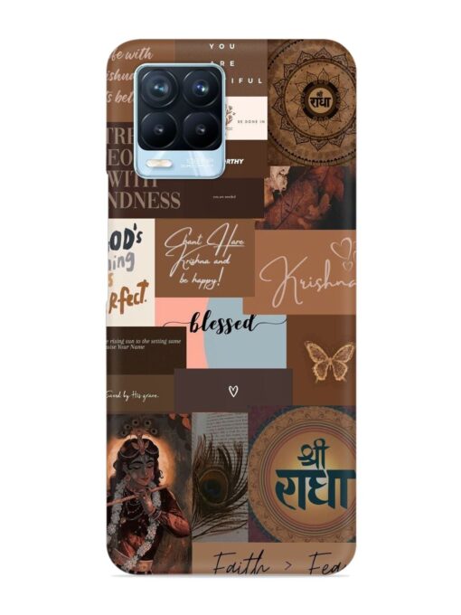 Krishna-Inspired Aesthetic Snap Case for Realme 8 Pro