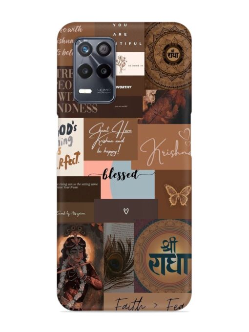 Krishna-Inspired Aesthetic Snap Case for Realme 8S (5G) Zapvi