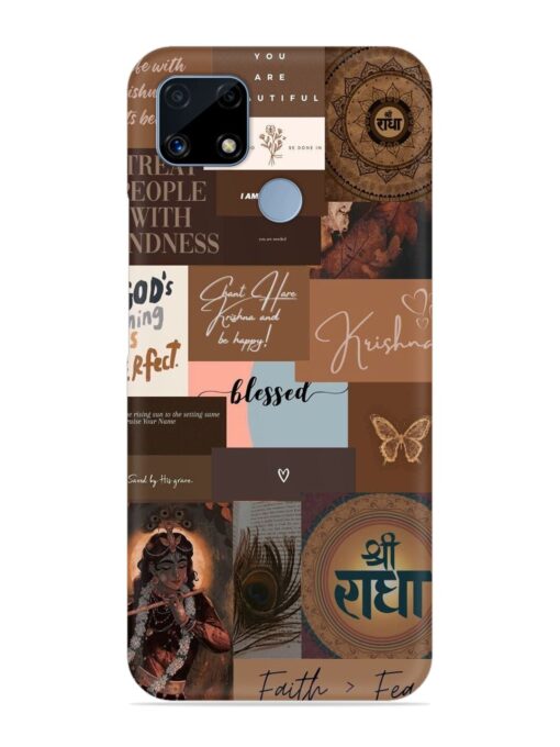 Krishna-Inspired Aesthetic Snap Case for Realme C25