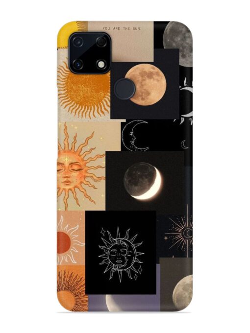 Celestial Collage Snap Case for Realme C25S Zapvi