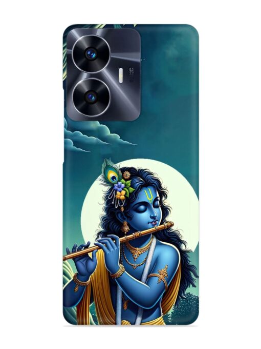 Krishna's Divine Flute Snap Case for Realme C55 Zapvi