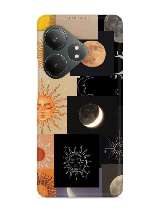 Celestial Collage Snap Case for Realme Gt 6T (5G) Zapvi