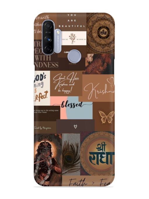 Krishna-Inspired Aesthetic Snap Case for Realme Narzo 10A Zapvi