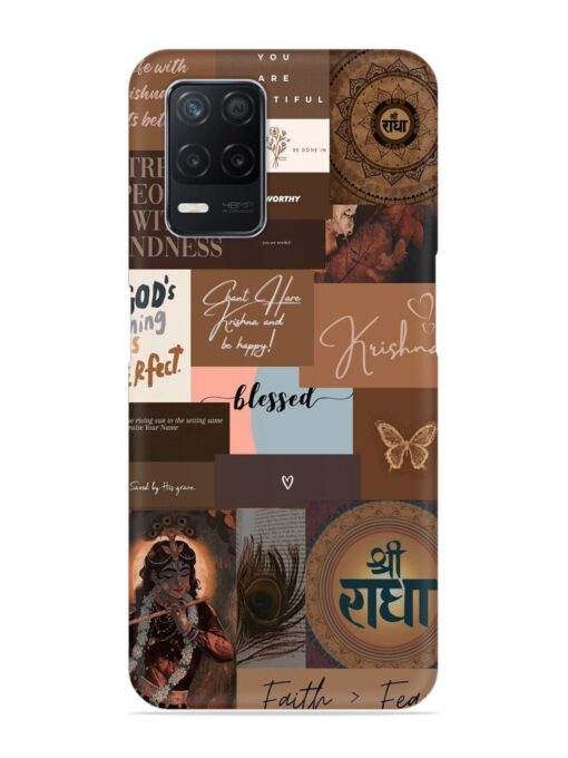 Krishna-Inspired Aesthetic Snap Case for Realme Narzo 30 (5G) Zapvi