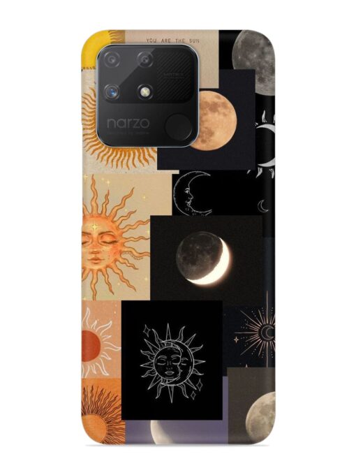 Celestial Collage Snap Case for Realme Narzo 50A