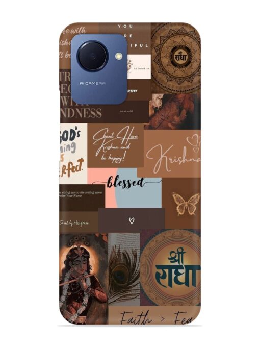 Krishna-Inspired Aesthetic Snap Case for Realme Narzo 50I Prime Zapvi