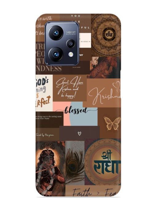 Krishna-Inspired Aesthetic Snap Case for Realme Narzo 50 Pro Zapvi