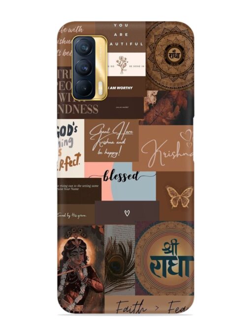 Krishna-Inspired Aesthetic Snap Case for Realme X7 (5G) Zapvi