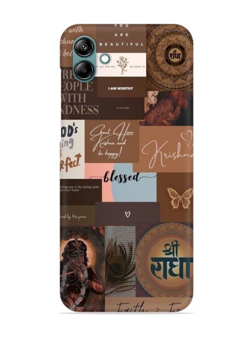 Krishna-Inspired Aesthetic Snap Case for Samsung Galaxy A04E Zapvi