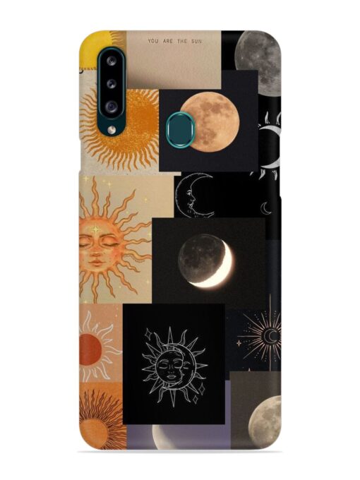 Celestial Collage Snap Case for Samsung Galaxy A20S Zapvi