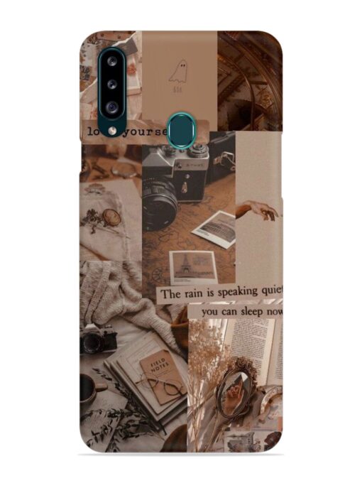 Nostalgic Aesthetic Snap Case for Samsung Galaxy A20S Zapvi