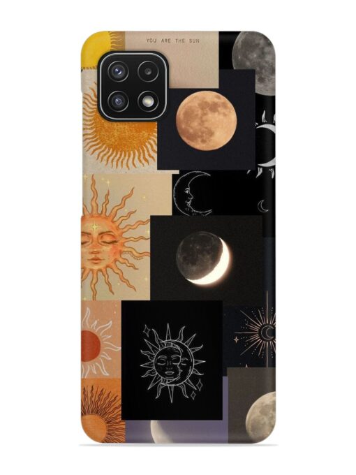 Celestial Collage Snap Case for Samsung Galaxy A22 (5G) Zapvi