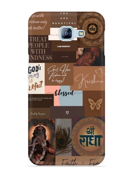 Krishna-Inspired Aesthetic Snap Case for Samsung Galaxy A8 (2016)