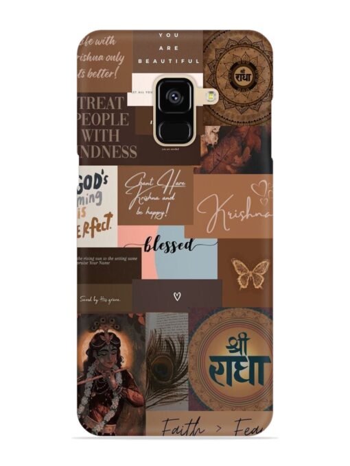 Krishna-Inspired Aesthetic Snap Case for Samsung Galaxy A8 (2018)