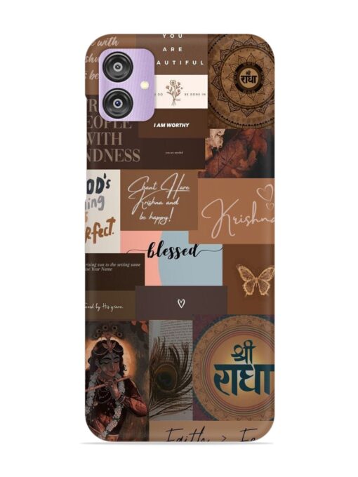 Krishna-Inspired Aesthetic Snap Case for Samsung Galaxy F04